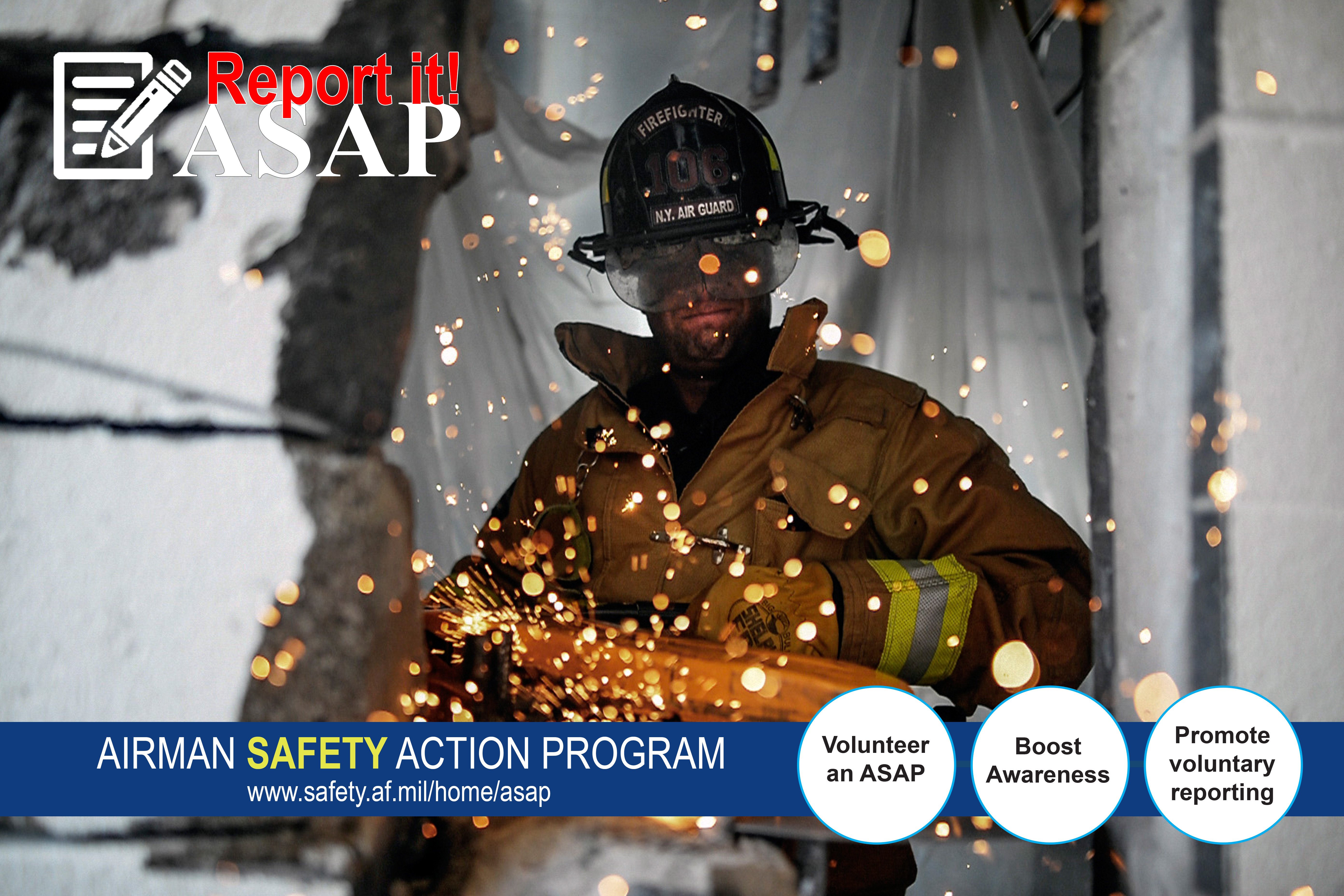 Link to Airman Safety Action Program Firefighter poster 